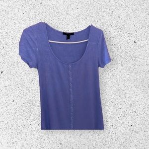 Blue button down dress